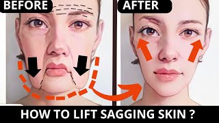 TOP FACIAL EXERCISE FOR SAGGING SKIN SAGGING JOWLS SAGGING CHEEKS [upl. by Jennee124]