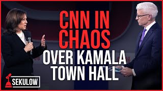 CNN in CHAOS Over Kamala Town Hall [upl. by Atinar56]