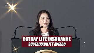 SUSTAINABILITY AWARD  CATHAY LIFE INSURANCE [upl. by Bronnie]