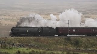 A Challenging day for 34067 with The Northern Belle 140924 [upl. by Yrogreg872]