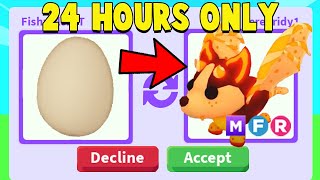 Trading from EGG to NEW MEGA CHRISTMAS PET in 24 HOURS Adopt Me [upl. by Margalit]