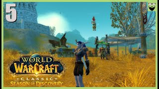 World of Warcraft SEASON OF DISCOVERY Lone Wolf Server  Night Elf Hunter  Chill Leveling Gameplay [upl. by Roseline590]