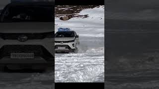 Fortuner legender 4x4 drift in snow [upl. by Idac]