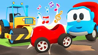 Singen mit Leo 🎵 Ein Lied über die Walze  Leo der Lastwagen Musik für Kinder [upl. by Cathyleen]