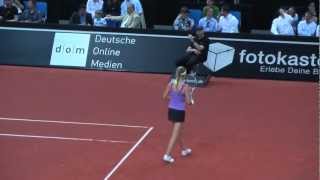 Champ Point Maria Sharapova vs Victoria Azarenka  Porsche Tennis Grand Prix 2012 [upl. by Bunow]