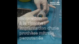 Innovation  première implantation dune prothèse mitrale percutanée [upl. by Nonrev]