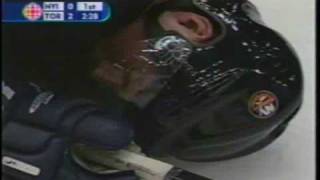 Gary Roberts KOs Kenny Jonsson  2002 playoffs [upl. by Olivia183]