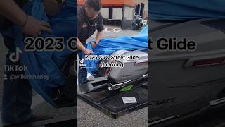 2023 CVO Street Glide Unboxing unboxing cvo cvostreetglide harleydavidson newbikeday bikelife [upl. by Aihsoem]