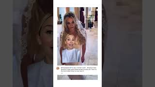 Britney Spears Reveals She Married Herself in New Instagram Post [upl. by Llorrad]