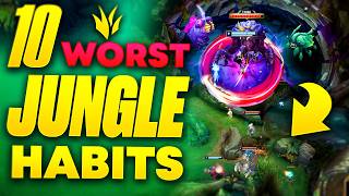 10 Addictive Habits ONLY Junglers Will Understand MUST FIX [upl. by Ashien658]