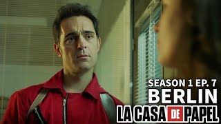 BERLIN  MONEY HEIST  ALL SCENES  SEASON 1 EPISODE 7  SCENE PACK [upl. by Arbrab]