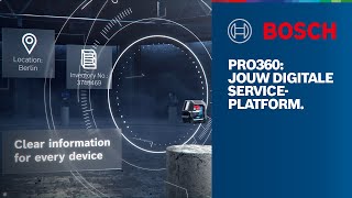 Bosch Professional PRO360 jouw digitale serviceplatform [upl. by Buchheim]