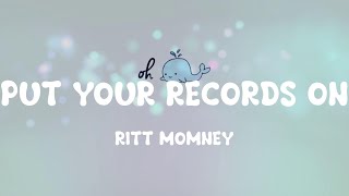 Ritt Momney  Put Your Records On Lyrics [upl. by Atinauq107]