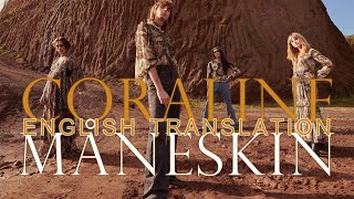 Coraline  Måneskin  ITA to ENG Translation 4K italianmusic måneskin maneskin read desc too [upl. by Joan]