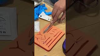 Surgical sutures practices in DMCH mbbs neet neetmbbs neetmotivation doctor hospital shorts [upl. by Aprilette901]