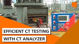 Efficient current transformer testing with OMICRON CT Analyzer [upl. by Eesak137]