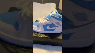 New shoes Jordan 1 whitelegend blue sneakers sneakerhead nike shoes nikejordan jordans [upl. by Aniat]