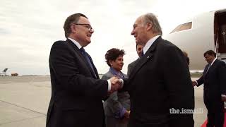 Mawlana Hazar Imam arrives in Ottawa May 2018 [upl. by Ryter]