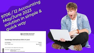 Accounting P1 9706 May June 2023 [upl. by Love810]