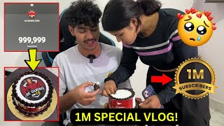 🥳 1 Million Subscribers Special Vlog 😍 Thank You All  SK Vlogs [upl. by Nosreffej]