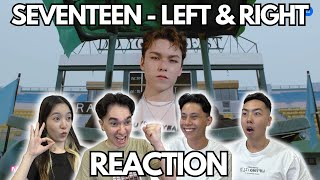 SEVENTEEN 세븐틴 Left amp Right Official MV REACTION [upl. by Graubert]