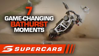 7 Gamechanging Bathurst Moments  Supercheap Auto Bathurst 1000  Supercars 2020 [upl. by Issie]