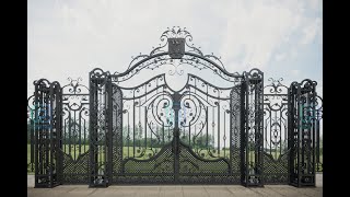 30 driveway iron gates design ideas for luxury villa castle farmhouse  NP Metal JSC [upl. by Innoj]