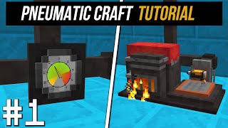 Pneumatic craft Part 1 Basics Tutorial  guide 1201 minecraft java edition [upl. by Melody]