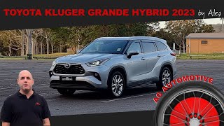 2023 TOYOTA KLUGER GRANDE HYBRID REVIEW [upl. by Elam661]