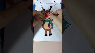 Sticker reindeer ChristmasSticker HolidaySticker reindeer christmas asmrsounds [upl. by Kramlich196]