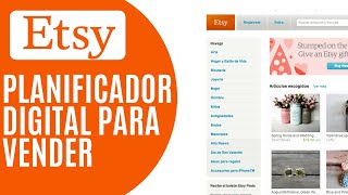 Cómo Hacer un Planificador Digital Para Vender en Etsy 2024 [upl. by Filberto]