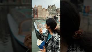 Worlds Best Potato Fries in Amsterdam  Manneken Pis Fries  Achu and Athul  Malayalam Vlog [upl. by Nytsirk]