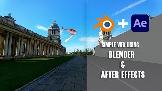 Simple VFX Using Blender and After effects Malayalam  BLENDER  AFTER EFFECTS TUTORIAL [upl. by Bohner957]