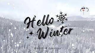 Winter Ahead  BTS V  Simple Tricks to Create Stunning Winter Art with Canva Today [upl. by Chrisy]