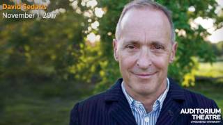 David Sedaris  201718 Season  Auditorium Theatre [upl. by Foss]