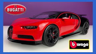 118 Bugatti Chiron Sport  Bburago Unboxing [upl. by Drusie]