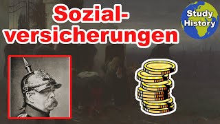 Sozialversicherungen im Kaiserreich I Begründung des Sozialstaats und Innenpolitik Bismarcks einfach [upl. by Eugnimod57]