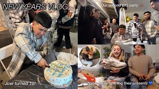 New Years vlog with my FAMILY  JOELS 18TH BIRTHDAY [upl. by Bergeron666]