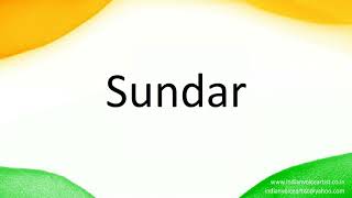 How to correctly pronounce in Hindi quotSundarquot [upl. by Endo]