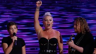 quotDont Miss The Chicks amp Pinks Epic Performance at DNC Finalequot [upl. by Hudson492]