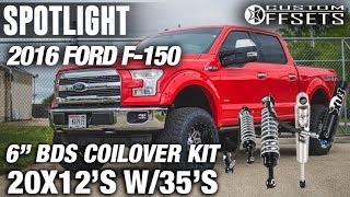 Spotlight  2016 Ford F150 20x12’s 6” BDS and 35’s [upl. by Drahcir395]