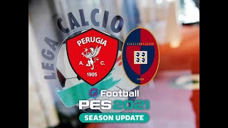 LEGA CALCIO 19961997 AC Perugia vs Cagliari Calcio G1 SIMULAZIONE  PES2021 1440p [upl. by Ettena673]