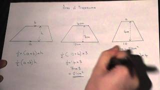 Area of a Trapezium  How to Calculate the Area Easily  Maths Revision Video [upl. by Washburn]