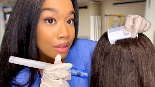 ASMR School Nurse Lice Check Roleplay 🪲🔦 Classic Lice Check Removal ASMR [upl. by Yahc]