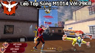 Frer Fire Leo Top M1014 Top 1 Với 29 Kill Cuối Mùa Rank Quá Căng Với Độ Nhạy Ob44 Lần Này [upl. by Hannavas]