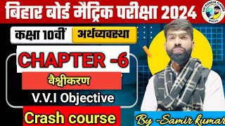 Class 10th economics chapter 6 Objective economics chapter 6 class 10th in Hindi VVI MCQ objective [upl. by Marelya511]