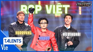 Tổ đội GERDNANG và những lần khuấy đảo sân khấu Rap Việt MANBO HIEUTHUHAI HURRYKNG [upl. by Linnell]