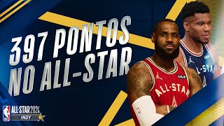 397 PONTOS O AllStar Game com MAIS PONTOS NA HISTÓRIA da NBA [upl. by Nonnelg]