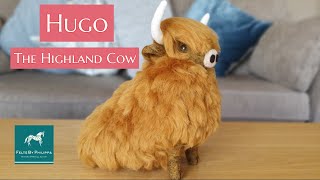 NEEDLE FELT Your Own Hugo The Sitting Highland Cow  My Latest On Line Course  Felts By Philippa [upl. by Nwahsek673]