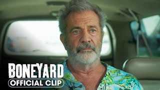 Boneyard 2024 Official Clip ‘Back 9’  Brian Van Holt Curtis quot50 Cent Jackson Mel Gibson [upl. by Ahselet186]